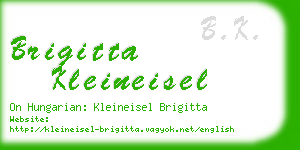 brigitta kleineisel business card